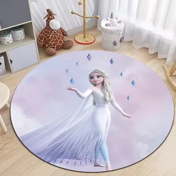 Koberec Koberec s motivem Ledového království pro děti | dětský koberec, kulatý koberec - 12 , 40x40cm