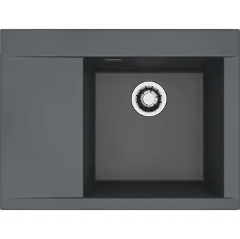 Granitový dřez Alveus PURE-G 60 P černý A91 + QC sifon_algranit + 5 % sleva v košíku s kódem SLEVA5