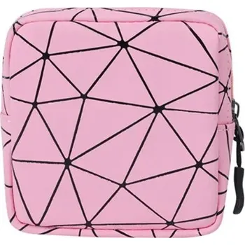 Kosmetická taška Malá kosmetická taštička na vložky | cestovní taštička - Růžový