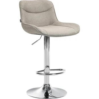 Barová židle LRCZ Barová židle Vonore Barva: krém, Barva rámu: chrom