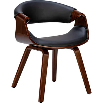 Barová židle LRCZ Jídelní židle Foley Barva: černá, Materiál: Imitace kůže