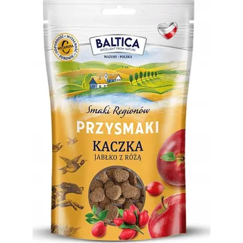 Pamlsek pro psa Pamlsky pro psy Baltica Chuť Regionů kachna s jablkem a šípkem 100 g