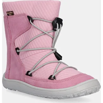 Dívčí zimní obuv Dětské zimní boty Froddo BAREFOOT TEX TRACK WOOL G3160251.G.25.30 růžová 30X, EUR 26