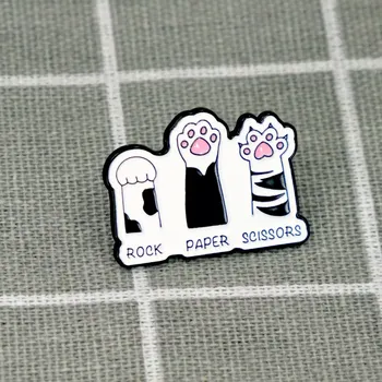 Rock, paper, scissors / Kámen, nůžky, papír - kočičí verze