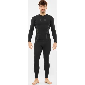 Set pánského termoprádla Pánský termoset 3v1 Viking Eiger 2.0 černá/šedá S