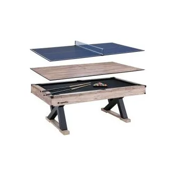 Společenská hra Billiardový stůl 3v1 inSPORTline Residento - světlé dřevo