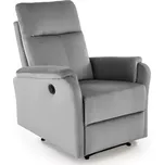Relaxační polohovací křeslo CROCUS - šedá - SLEVA 3% s kodem radost25