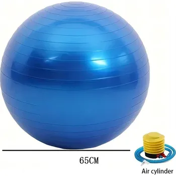 Gymnastický míč Fitness míč na pilates 65 cm | cvičení - Blue qi tong