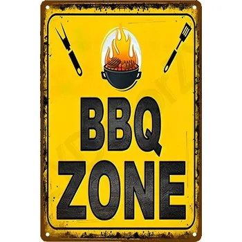 Plechová cedule Vintage cedule WC kovová | dekorace WC, plechová tabulka - 07 , 20x30cm