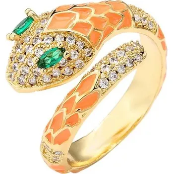 Prsten Hadí prsten se zirkonem | šperk - zlato8