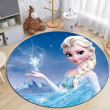 Koberec Koberec s motivem Ledového království pro děti | dětský koberec, kulatý koberec - 17 , 80x80cm