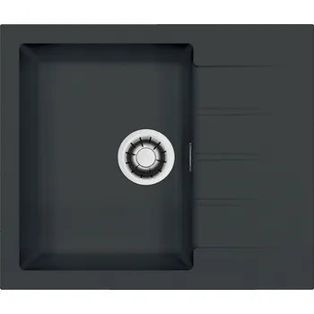 Granitový dřez Alveus CADIT 10 černý A90 + QC sifon_ algranit + 5 % sleva v košíku s kódem SLEVA5