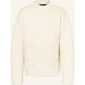 Pánské oblečení Lacoste Pánský Svetr, bílá, S