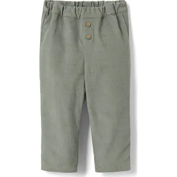 691080 - Tchibo - Dětské manšestrové navlékací kalhoty - pro miminko - vel. 62/68 - barva: zelená