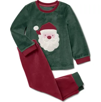 Chlapecké pyžamo 715262 - Tchibo - Dětské pyžamo z plyšového úpletu - vel. 86/92 - barva: zelená