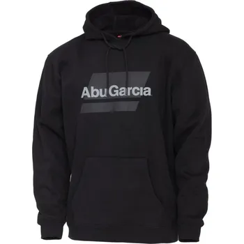 Rybářské oblečení Mikina Abu Garcia Flag Logo Hoodie Black Velikost XL