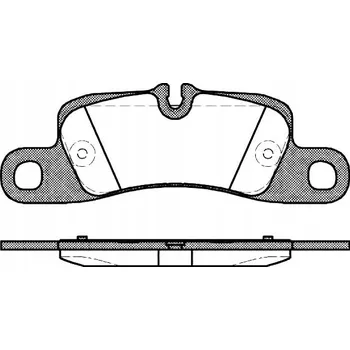 Brzdová destička BRZDOVÉ DESTIČKY 1379.00 REMSA