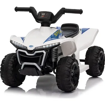 Dětské elektrovozidlo Elektrické autíčko QUAD Kids E-ATV bílé