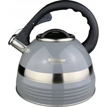 Rychlovarná konvice Tradiční ocelová Konvice Hoffner 3 l béžová, šedá