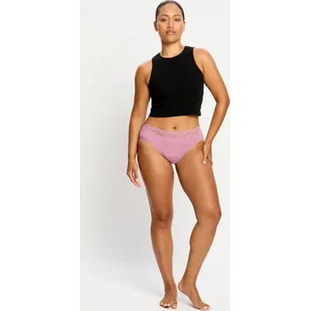 Menstruační kalhotky Menstruační kalhotky Modibodi Sensual Hi-Waist Bikini Light Dusky Orchid (CAHKLMDUOW) XL