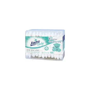 Linteo Baby Vatové tyčinky papírové 65ks