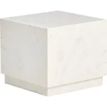 Kave Home Bílý mramorový odkládací stolek Sorein 40 x 40 cm