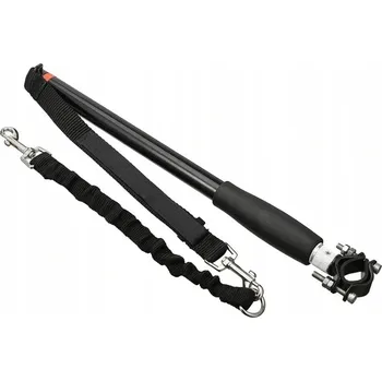 Vodítko pro psa Nuxie 1737 Vodící set na kolo pro psy černé