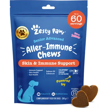Zesty Paws Senior Advanced Allergy & Immune Chews (60 ks) – funkční doplněk stravy pro starší psy na podporu imunity