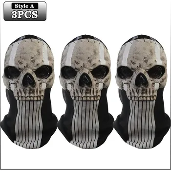 Karnevalová maska Strašidelná halloween maska lebka | kostým - B-3ks