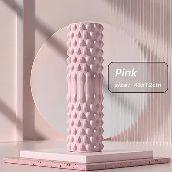 Pěnový válec Pěnový masážní válec na záda | cvičení - Růžový