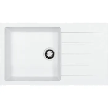 Granitový dřez Alveus CADIT 40 bílý A10 + QC sifon_ algranit + 5 % sleva v košíku s kódem SLEVA5