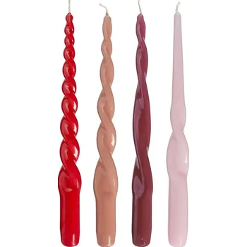 Svíčka Butlers Sada červených svíček 29 cm