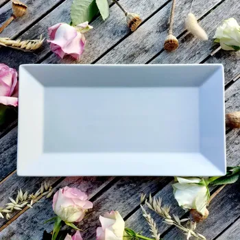 ACTUAL podnos 33 cm, bílý, G. Benedikt 1882 (Porcelánový podnos 2. jakost)