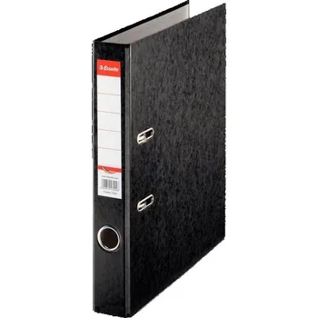 Pákový pořadač Esselte - A4, kartonový, šíře hřbetu 5 cm, černý
