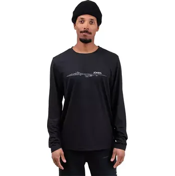triko JONES Recycled Tech L/S STEALTH BLACK velikost oblečení XL