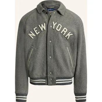 Pánský svetr Polo Ralph Lauren Pánská Bunda Yankees, šedá / bílá, 48