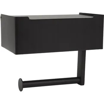 Verk 27242 Držák na toaletní papír s poličkou černý