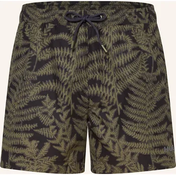 Pánské plavky Hugo Pánské Koupací Šortky Calala, černá / khaki, 48/S