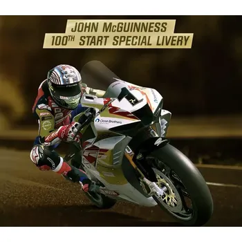 Počítačová hra TT Isle Of Man 3 - John McGuinness 100th Start Livery DLC