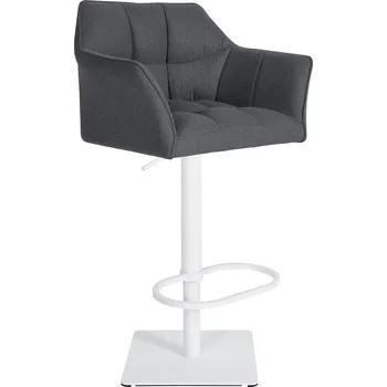 Barová židle LRCZ Barová židle Damaso s plstěným potahem Barva: taupe, Barva rámu: černá