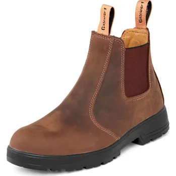 Pánské holínky Gateway1 Vycházková obuv SD 6" Pull-on Chelsea Velikost: 43 Dark Brown