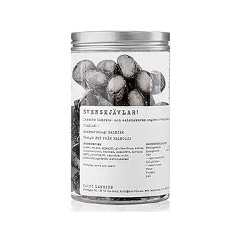 Bonbon HAUPT LAKRITS Haupt Lakritz Svenskjävlar, extrémně slané s jemnou náplní, ze Švédska, 250 g