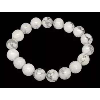 Náramek Magnezitový náramek z kuliček 10 mm