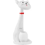 Rebel KOM1014.2 Stolní LED lampa s držákem na tužky, kočka