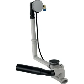 Sifon Geberit Vanová odtoková a přepadová souprava s napouštěním, délka 260 mm, souprava pro kompletaci, chrom - 150.710.21.6