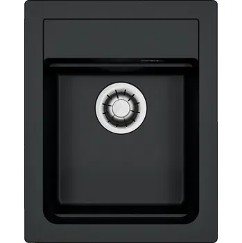 Granitový dřez Alveus ATROX 10 černý A90 + QC sifon_algranit