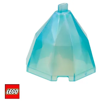 Stavebnice LEGO LEGO® Příslušenství k figurkám LEGO KRYSTAL / Šaty Friends/ 80336 Barva: Perleťová-Světle-Modrá-Průhledná 80336
