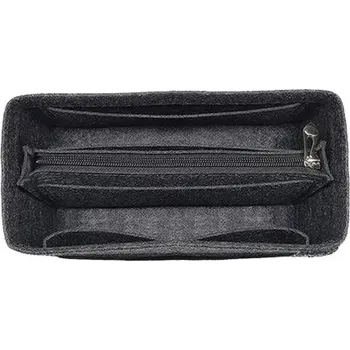 Příslušenství k zavazadlu Organizér do kabelky s více kapsami | vložka do kabelky - tmavě šedá - 27x13x12cm