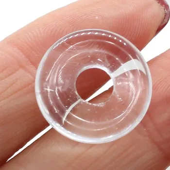 Sběratelství Přírodní kámen růženín achát jadeit 18mm | šperky - Čirý křemen