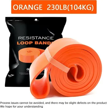 Odporová latexová guma na cvičení | fitness - pomerančový